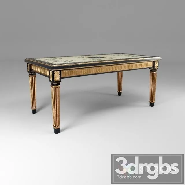 Classic Coffe Table 3D Model Free