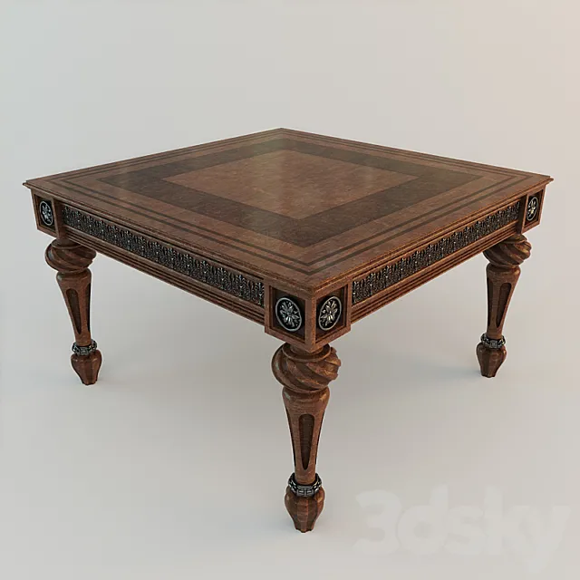 Classic coffee table 3D Model