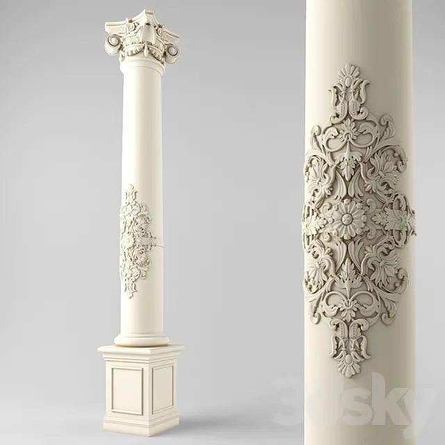 classic column 3DModel