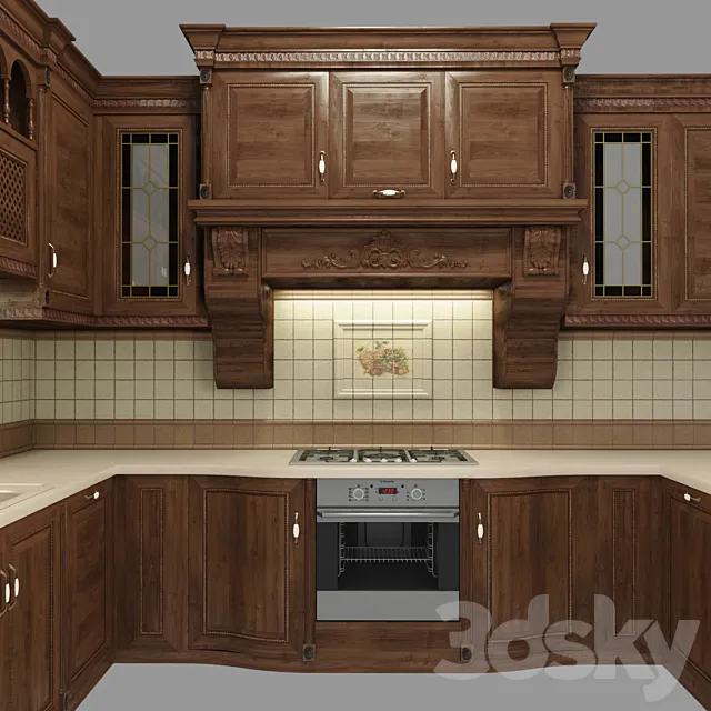 Classic cuisine 3D Model