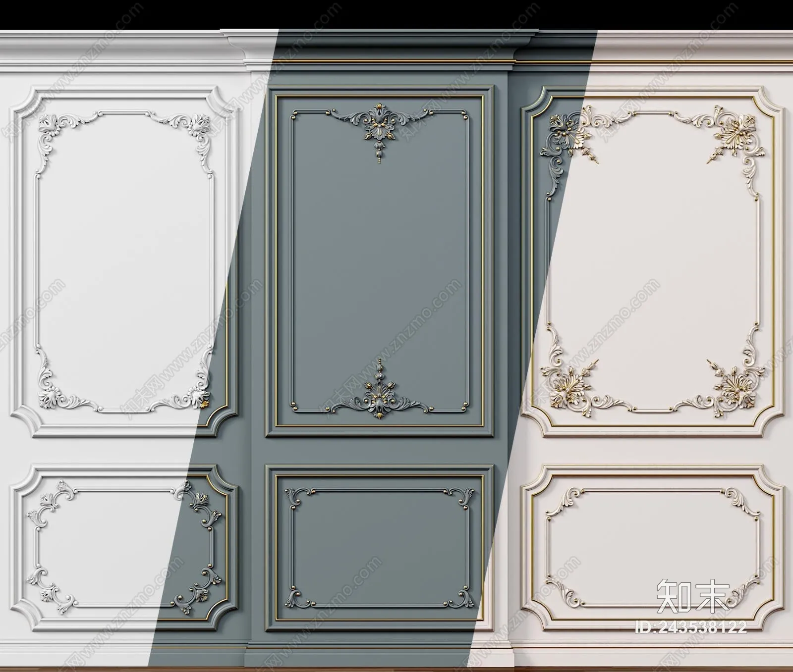 Classic Detail 3D Models - Plaster 3D - 010