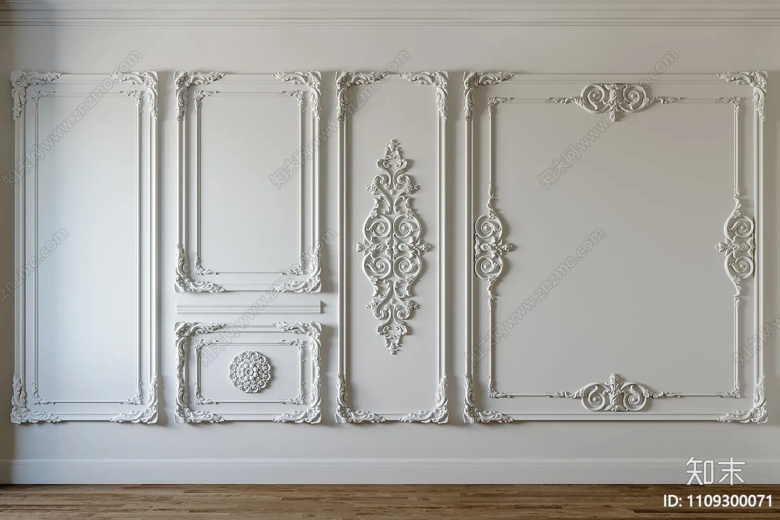 Classic Detail 3D Models - Plaster 3D - 013