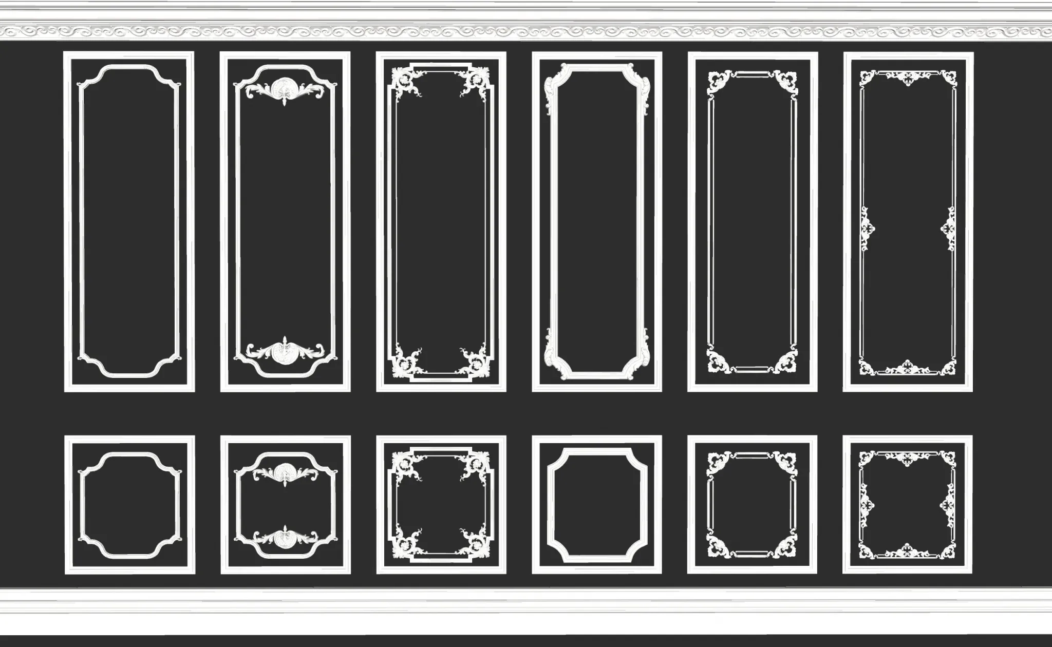 Classic Detail 3D Models - Plaster 3D - 052