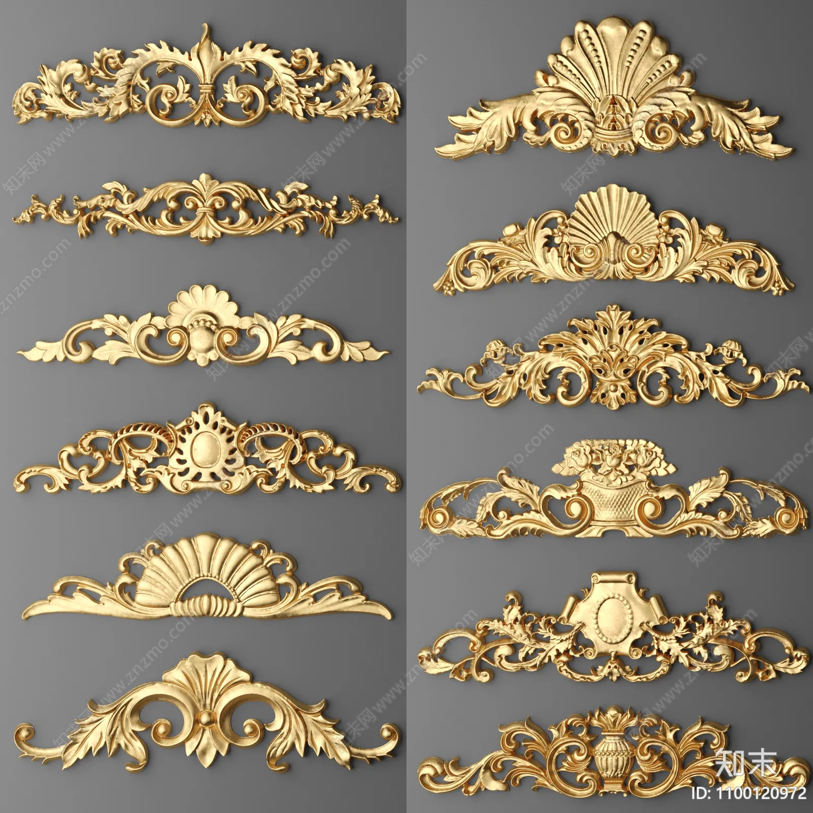 Classic Detail 3D Models - Plaster 3D - 063