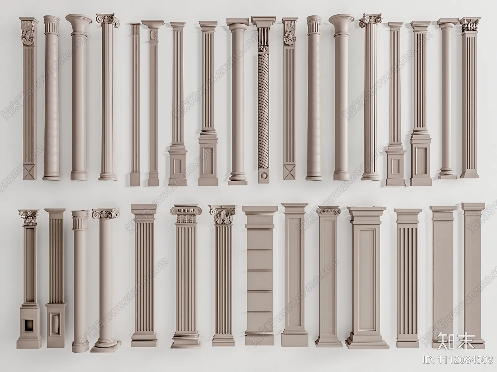 Classic Detail 3D Models - Plaster 3D - 082