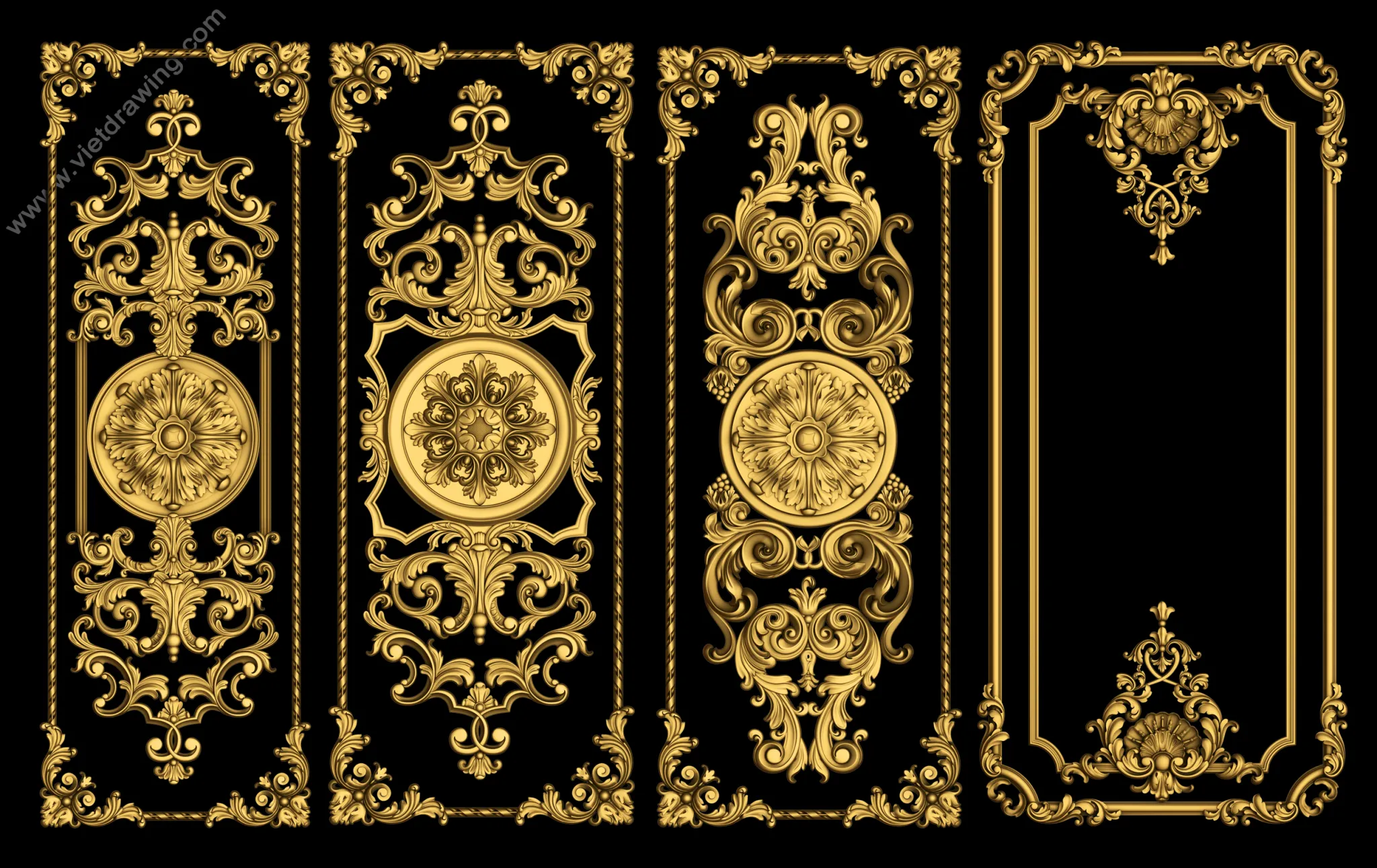 Classic Detail 3D Models - Plaster 3D - 086