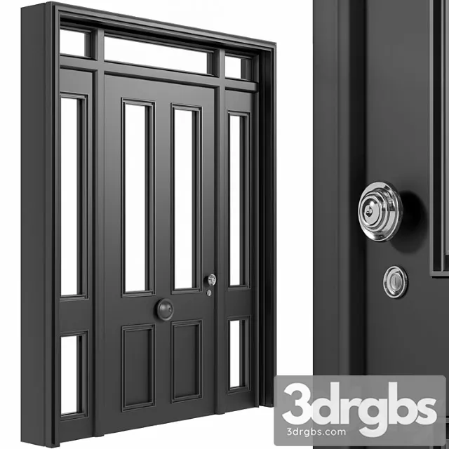 Classic Door 01 3D Model Free