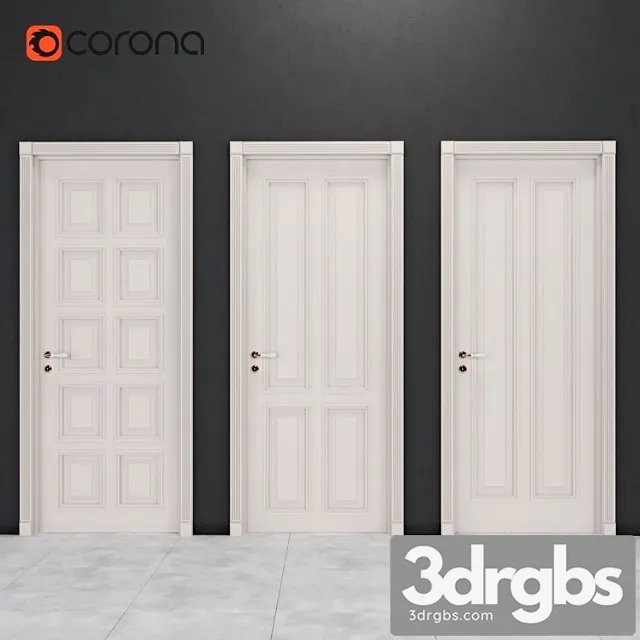 Classic door 1 3D Model Free