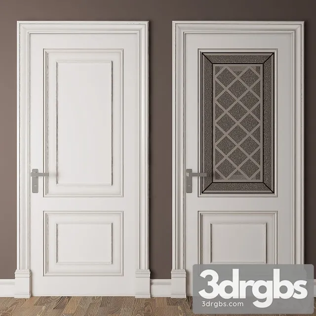 Classic Door 3 3D Model Free