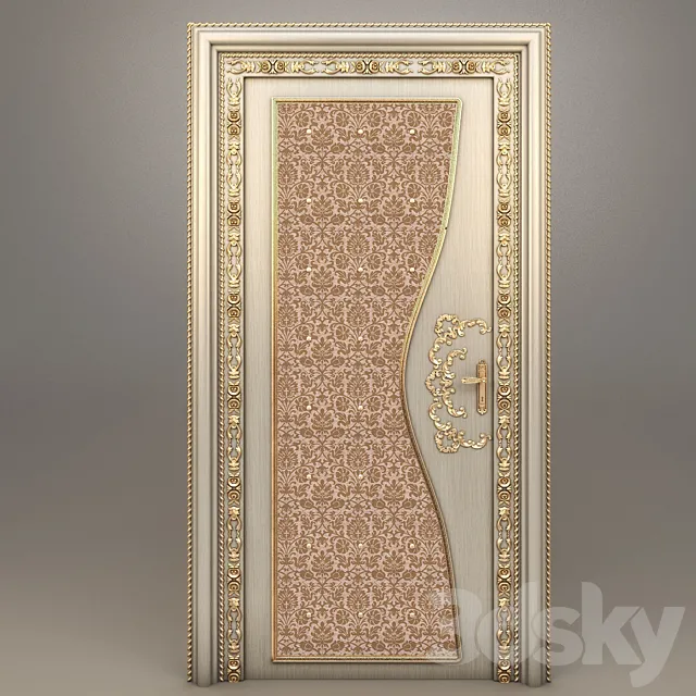 Classic Door 3D Model