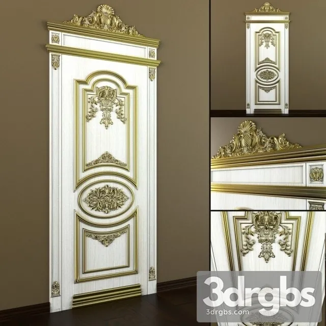 Classic Door 3D Model Free