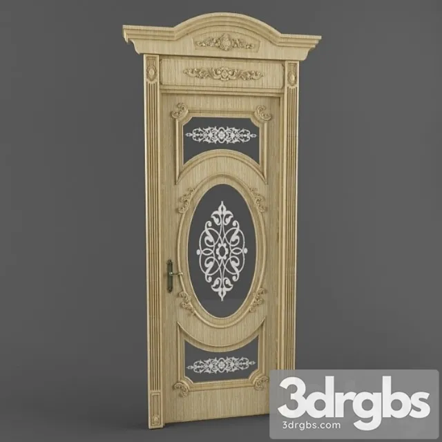 Classic door 4 3D Model Free