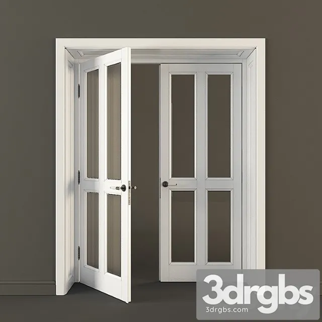 Classic door opening and framing 3D Model Free