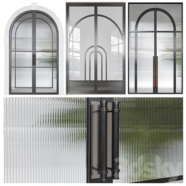 Classic doors 3D Model