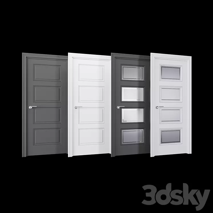Classic Doors 941 3D Model