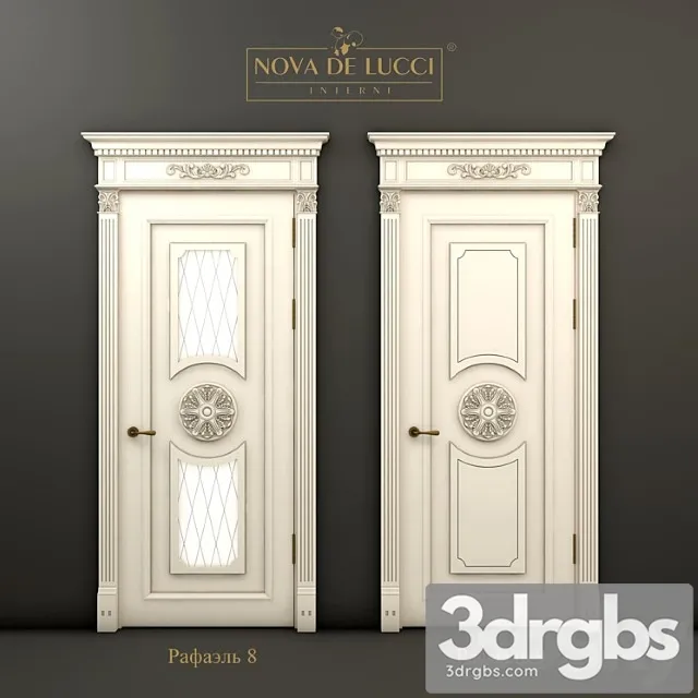 Classic doors of raphael 8 and raphael 9 3D Model Free