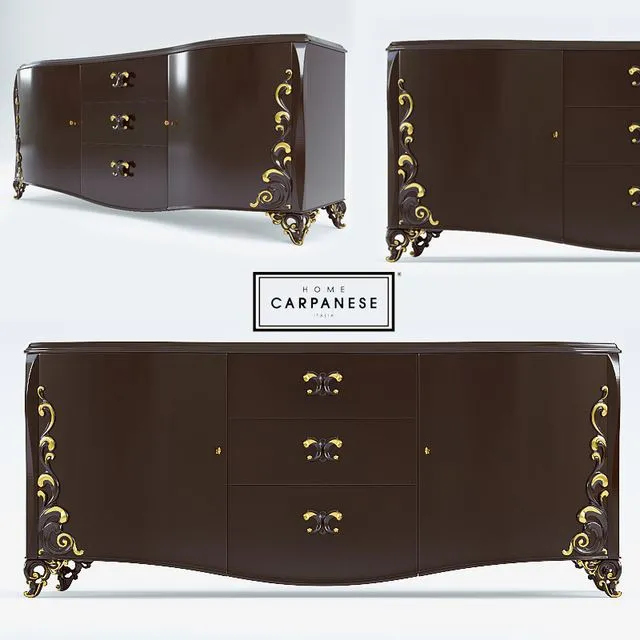 Classic dresser Carpanese 3D Model