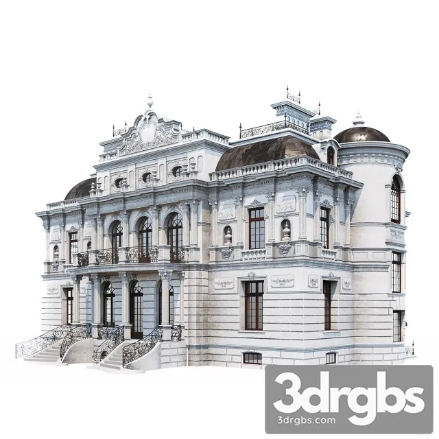 Classic Facade 3D Model Download