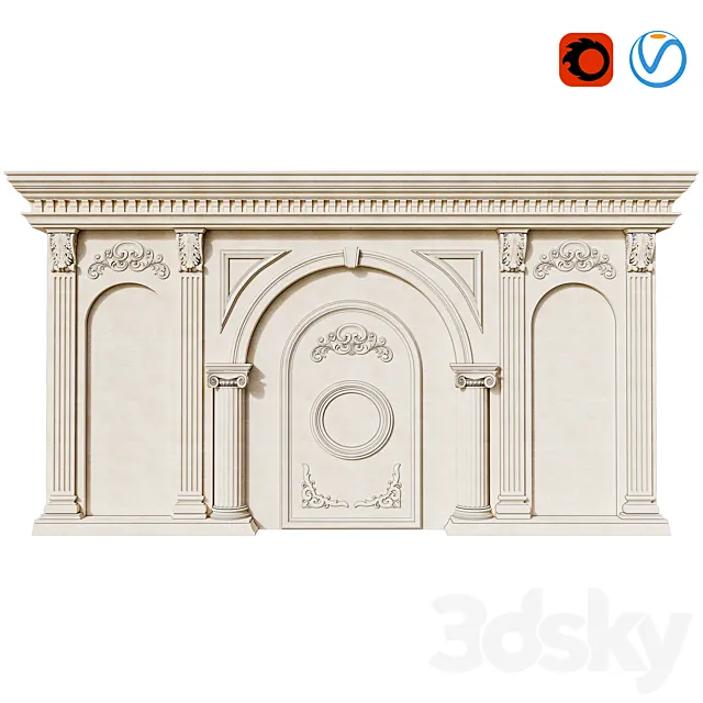 Classic Facade Element Free Download