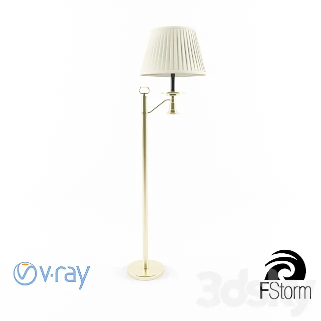 Classic Floor Lamp 3D Model