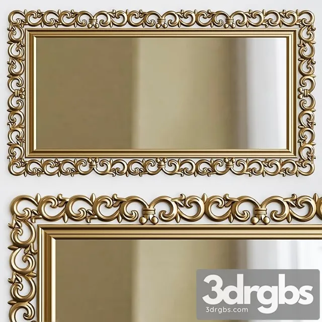 Classic Frames Mirror 3D Model Free