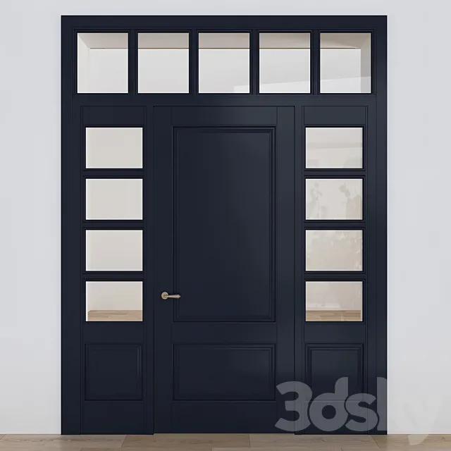 Classic front door 3D Model