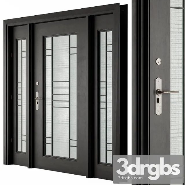 Classic Front Door Cubic 3D Model Free