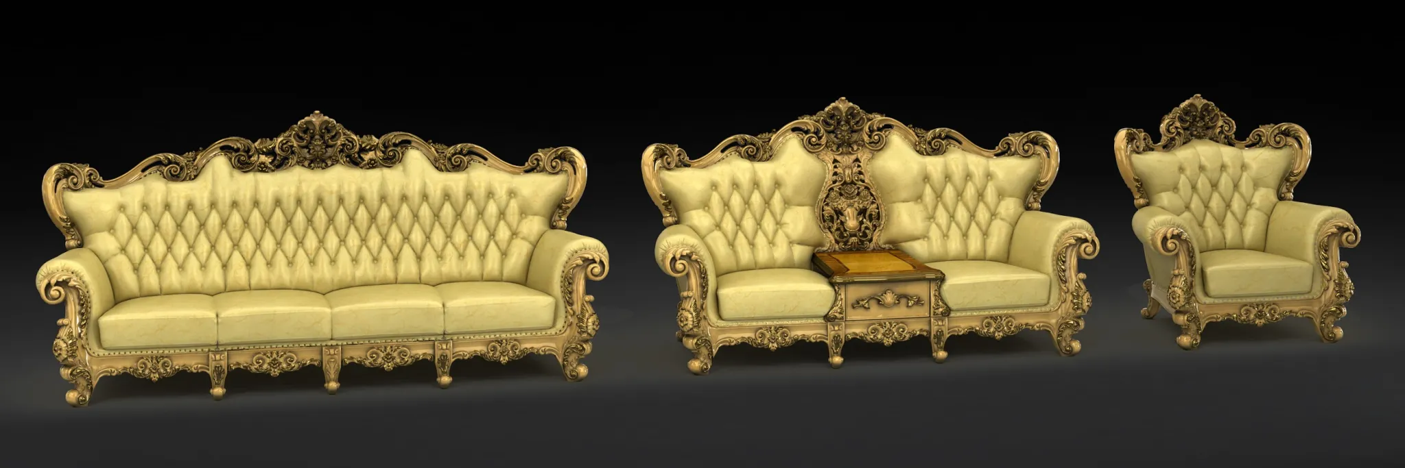 Classic Furniture - 3D Model - G298