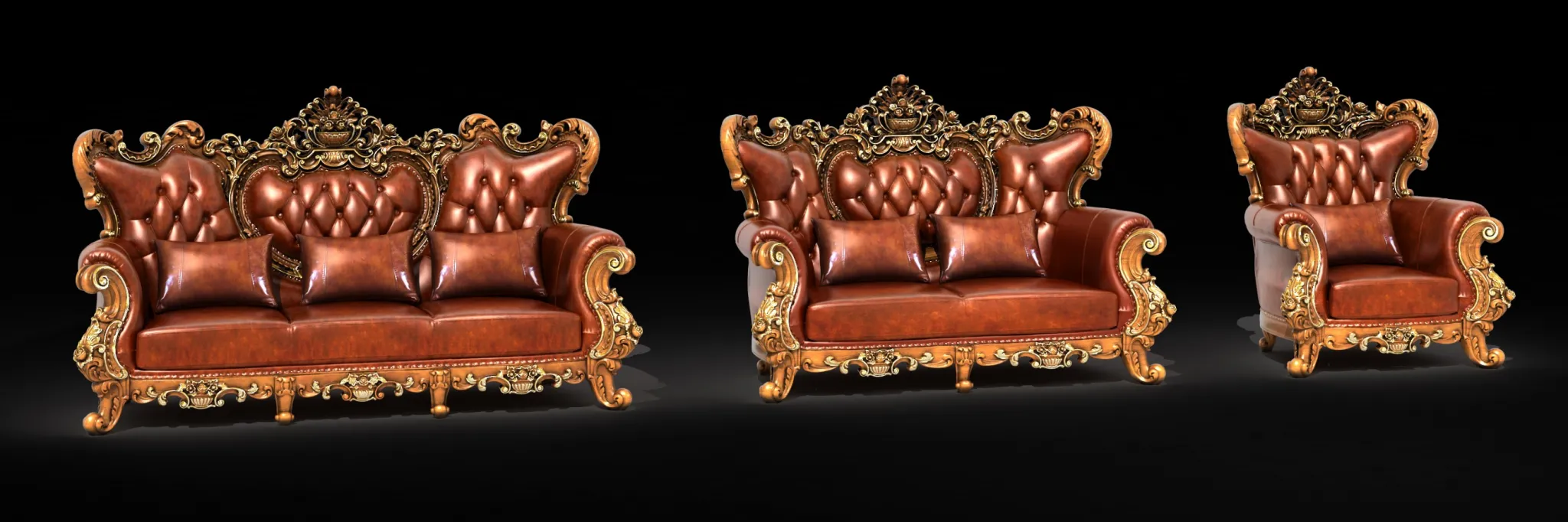 Classic Furniture - 3D Model - G300B