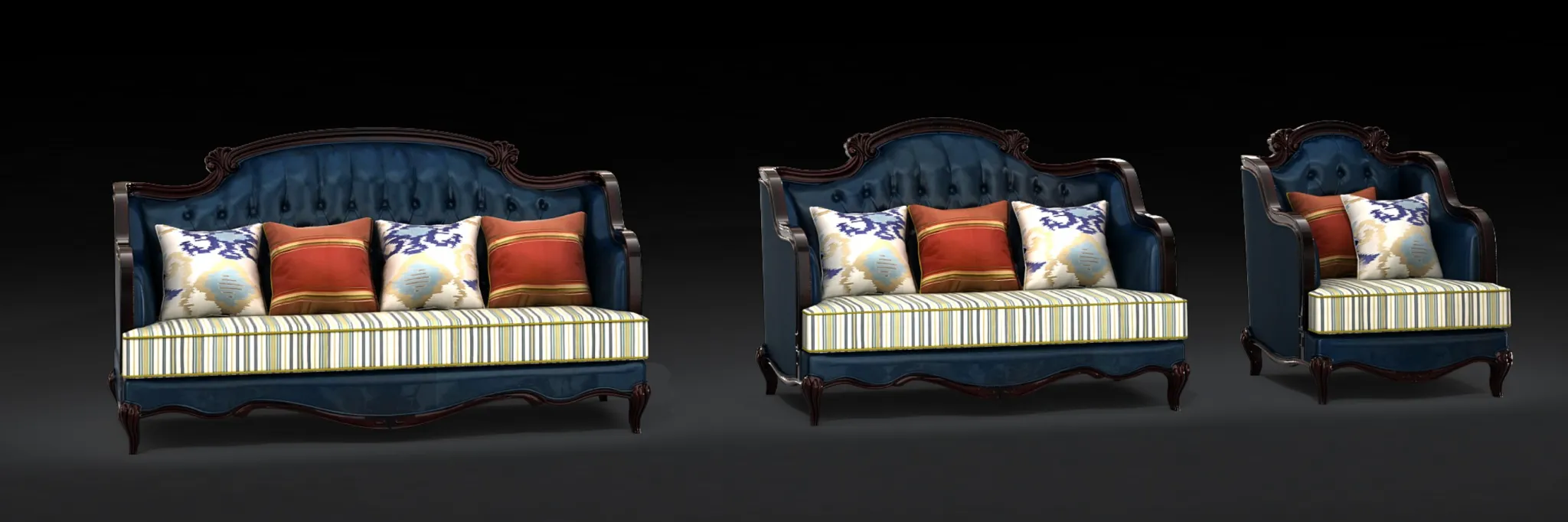 Classic Furniture - 3D Model - MJ802A
