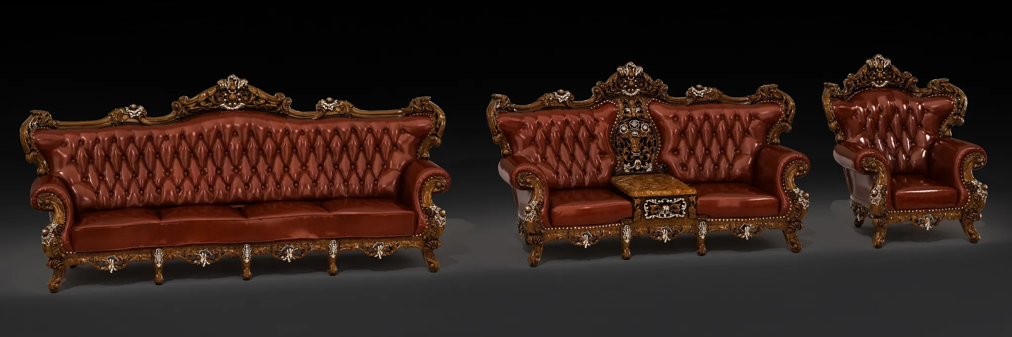 Classic Furniture - 3D Model - PB616