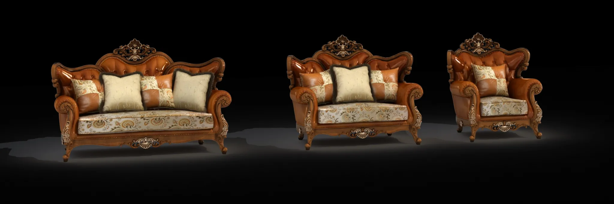 Classic Furniture - 3D Model - PB638