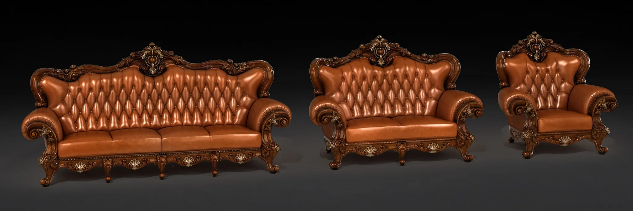 Classic Furniture - 3D Model - PB656