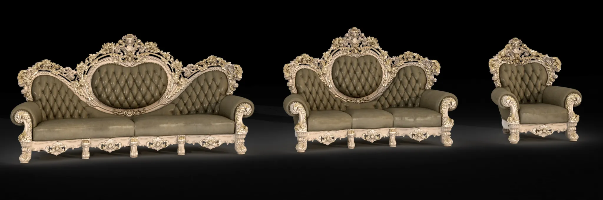 Classic Furniture - 3D Model - W999