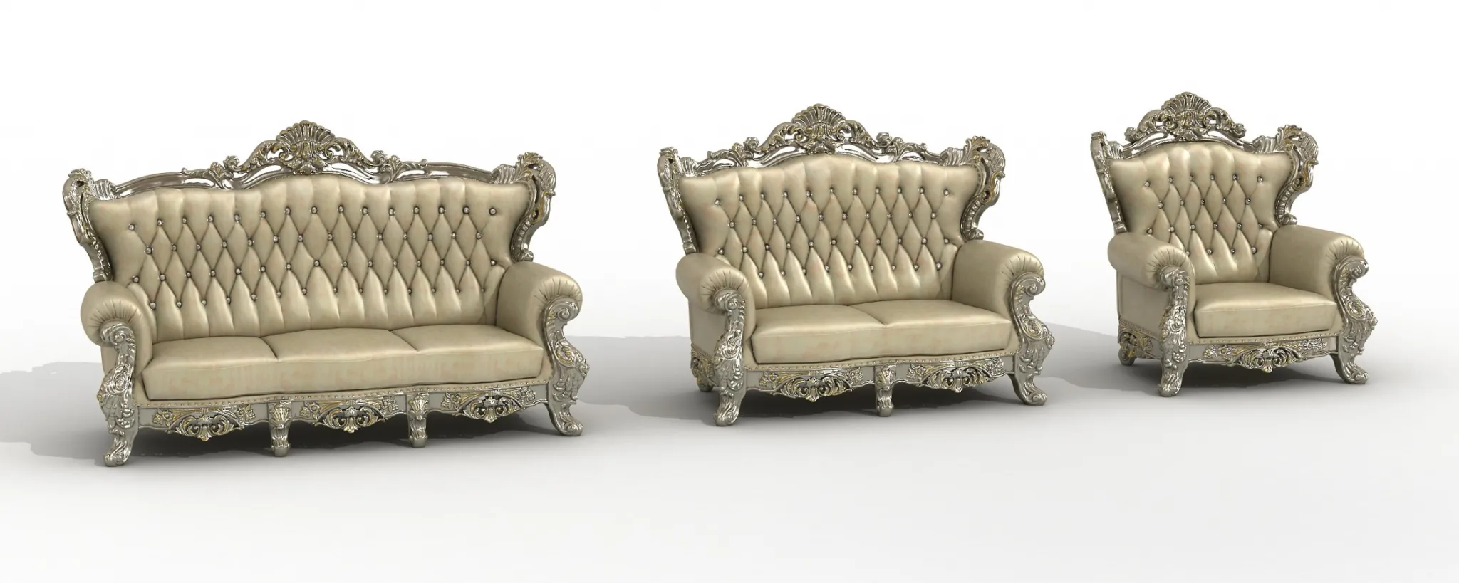 Classic Furniture - 3D Model - Y190C1