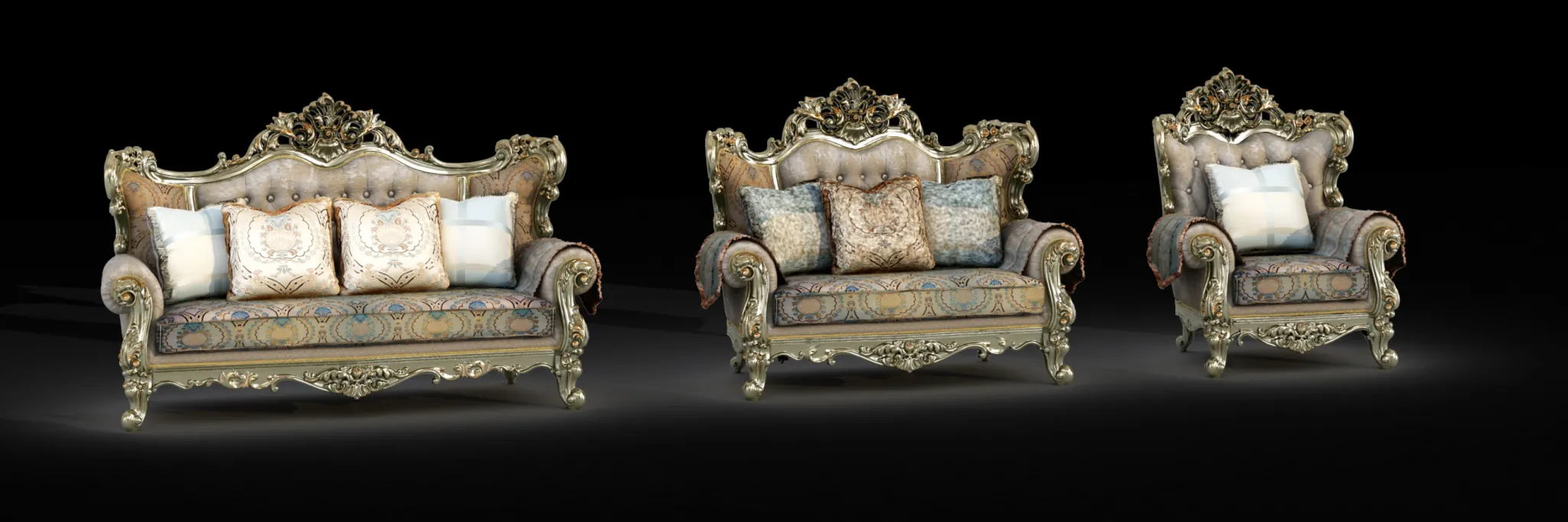 Classic Furniture - 3D Model - Y199C6