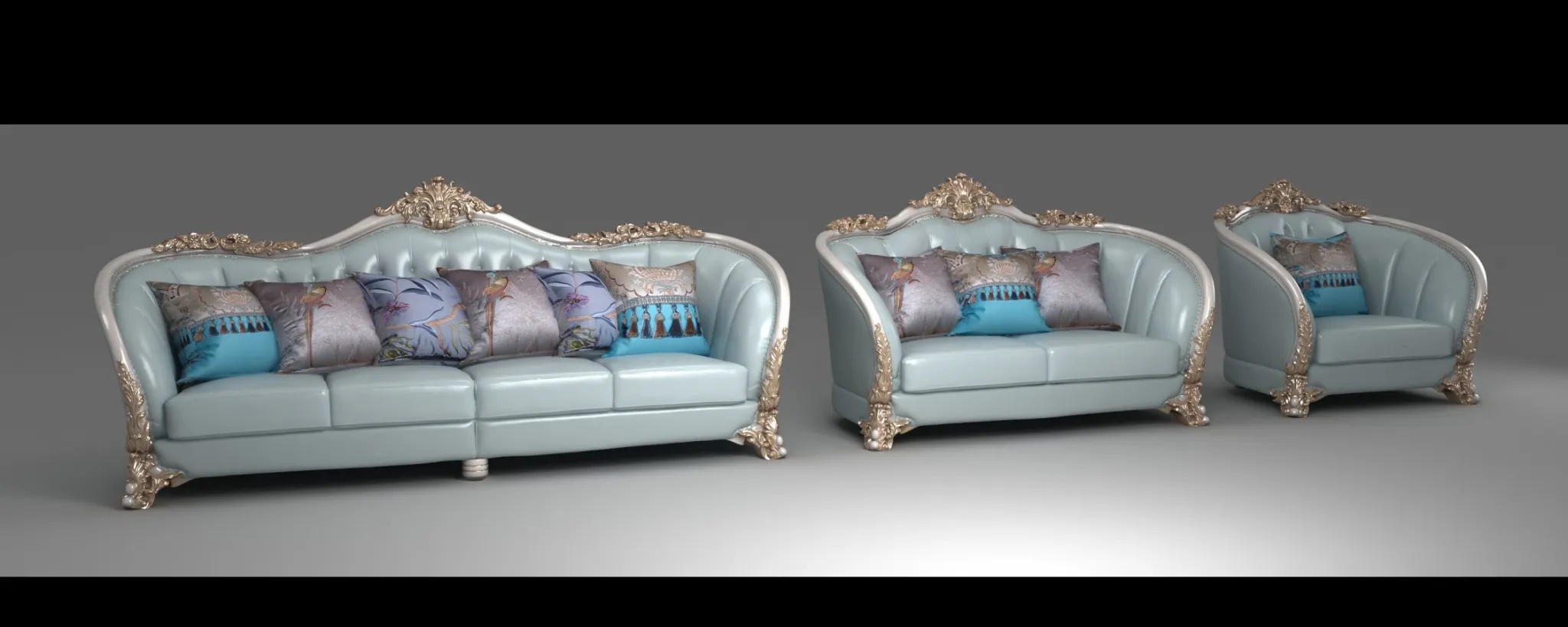 Classic Furniture - 3D Model - Y216B2