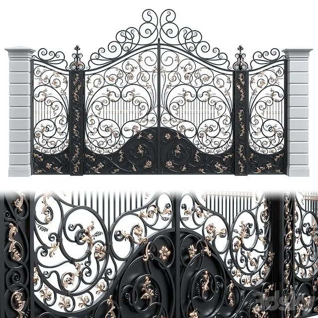 Classic gate 3D Model