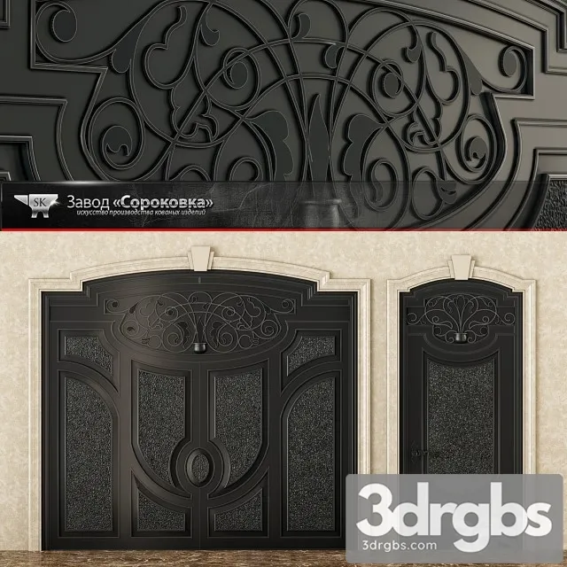 Classic Gates 3D Model Free