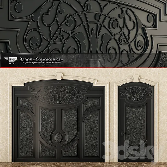classic gates classic gates 3D Model