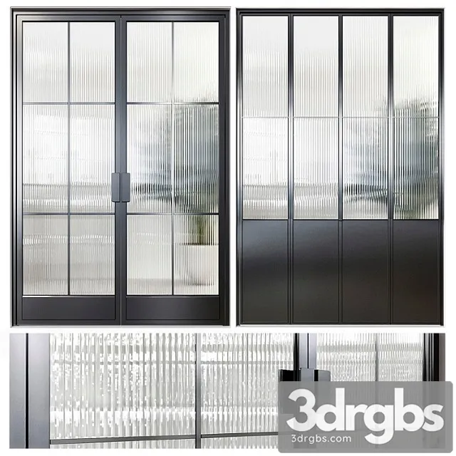 Classic Glass Door 1 3D Model Free