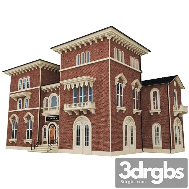 Classic House 3D Model Free