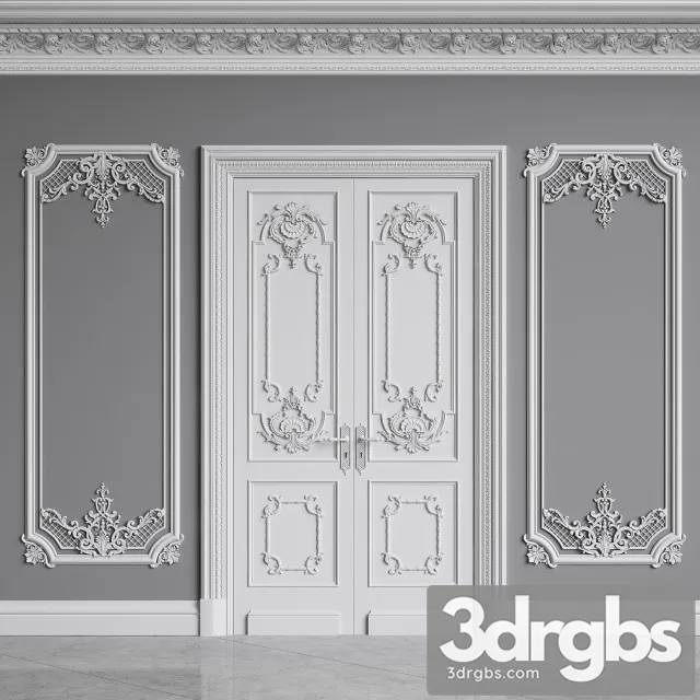 Classic Interior Decor 1 3D Model Free