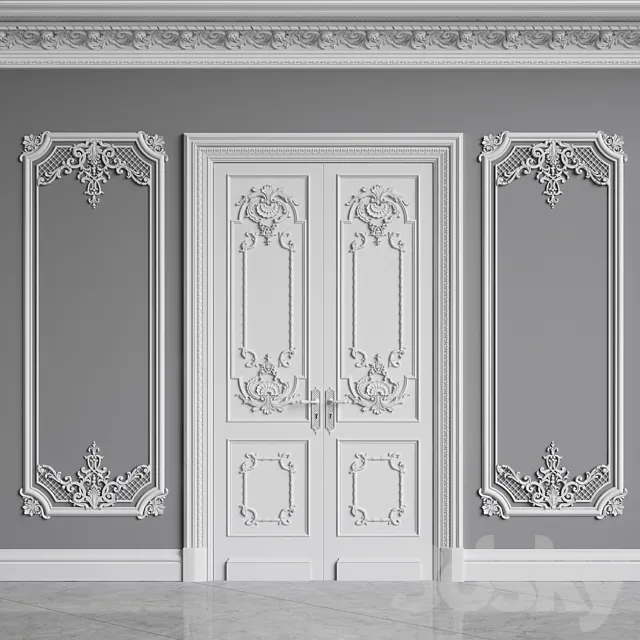 Classic Interior Decor 1 3DModel