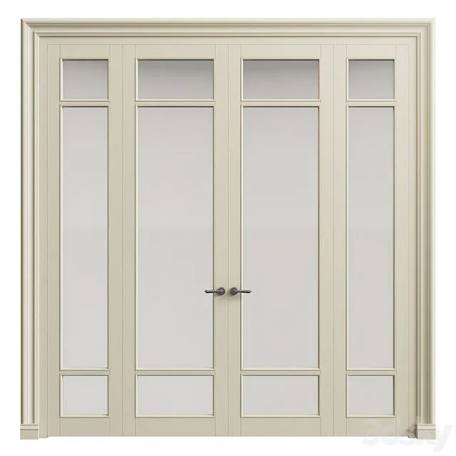 Classic interior door 3D Model