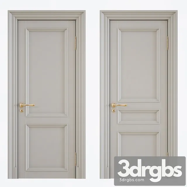 Classic interior doors 13 3D Model Free