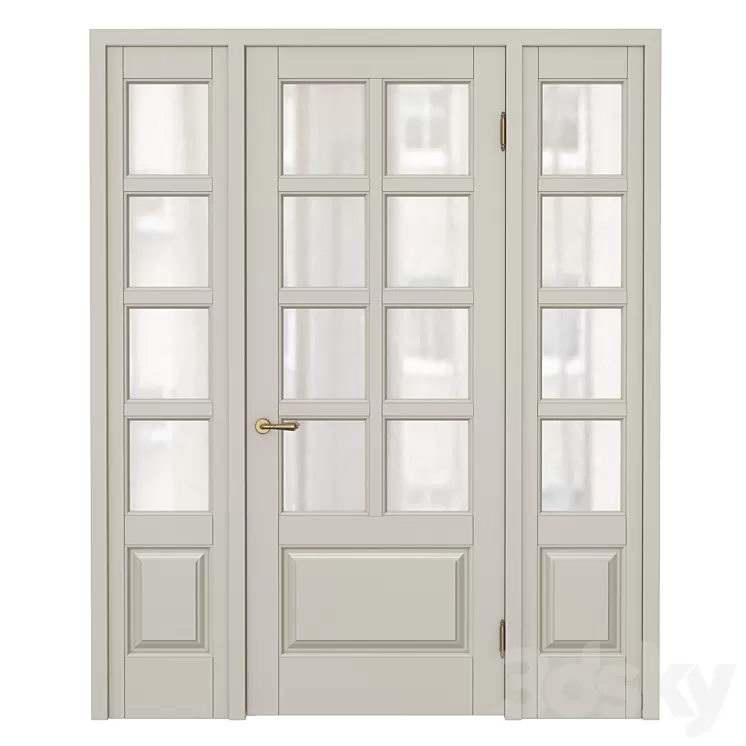 Classic interior doors 3D Model