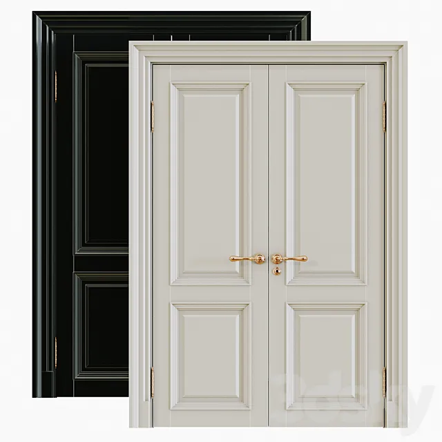 Classic interior doors 3DModel
