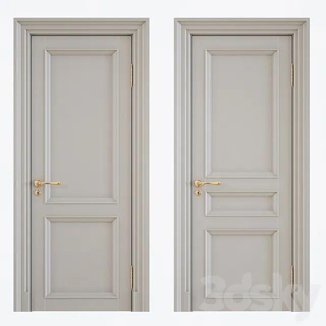 Classic interior doors 3DModel
