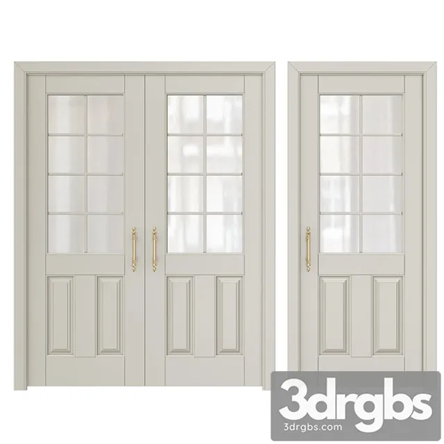 Classic interior doors 5 3D Model Free